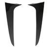 Pair Rear Window Side Spoiler Wing Left Right Glossy Black Replacement for X3 F25 2011‑2017