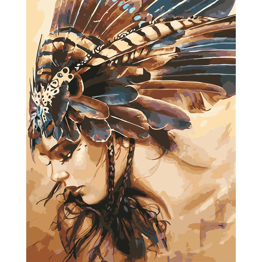 Безрамная картина, сделай сам, картина по номерам, женская раскраска по номерам, акриловая картина на холсте, ручная роспись, искусство рисования