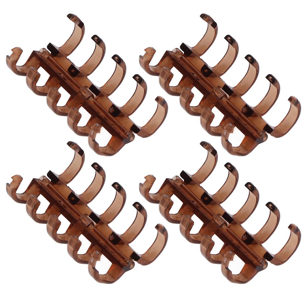 20 шт. Кольца для переплета сегментированные, держат 60 листов, толщина переплета 11 мм, канцелярские принадлежности, янтарный цвет