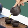 5 шт./набор черный/красный фиолетовый глиняный чайник ручной работы кунг-фу чайный сервиз фиолетовый глиняный чайный сервиз гостиная