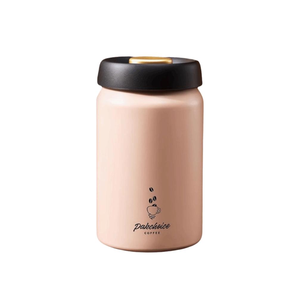 Stainless Steel Vacuum Coffee Container Moisture-Proof Food Storage Jar Coffee Bean Storage Home