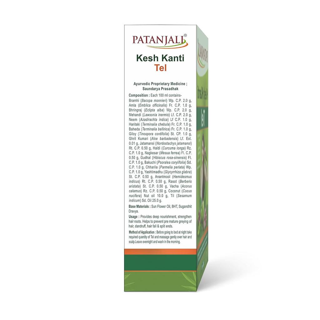 Patanjali Масло для волос Kesh Kanti 300 мл Упаковка 1 для сильных, здоровых, гладких и питаемых волос