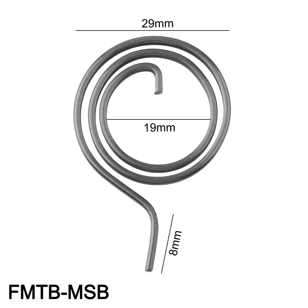 Door Handle Replacement Springs 5PCS Black FMTB-MSNH-5