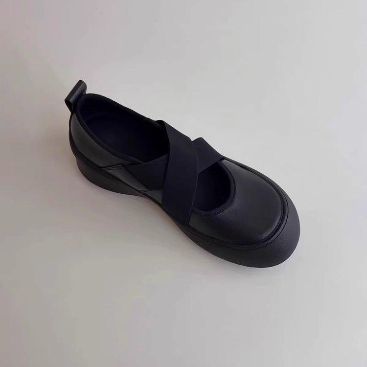 Ретро с юбкой, черные маленькие кожаные туфли, женские туфли-маффины, туфли Мэри Джейн, спортивная и повседневная обувь, балетки на платформе, увеличивающие рост