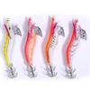4Pcs Luminous Plastic Shrimp Bait Squid Shrimp Jig Jigging Lures Night Dawn Fishing