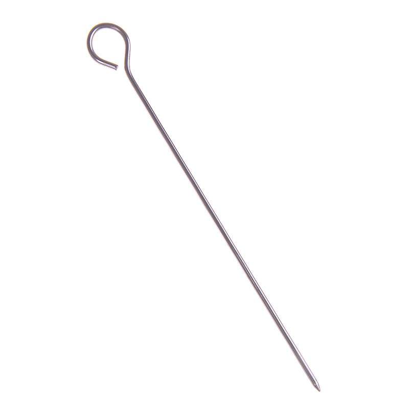 10 шт., круглые жареные шампуры из мяса гуся, палочка для барбекю из нержавеющей стали, игла для барбекю