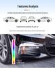 Manshi Front Fog Light Cover for BMW 5 Series 525Li/530Li - Decorative, Bright Trim Strip