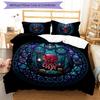 Underwater Kingdom Window Pattern Bedding,Quilt Set Quilt Cover Pillowcase Home Birthday Gift (1*duvet cover+2*pillowcase,without core)