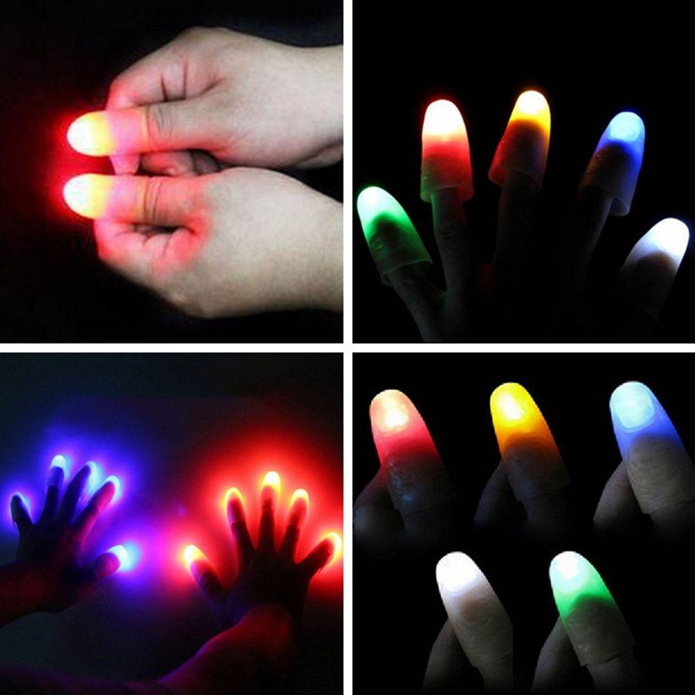 Игра Волшебный трюк Реквизит Светящиеся игрушки Индукционный свет Подсветка больших пальцев Мигающие пальцы Подсветка для пальцев