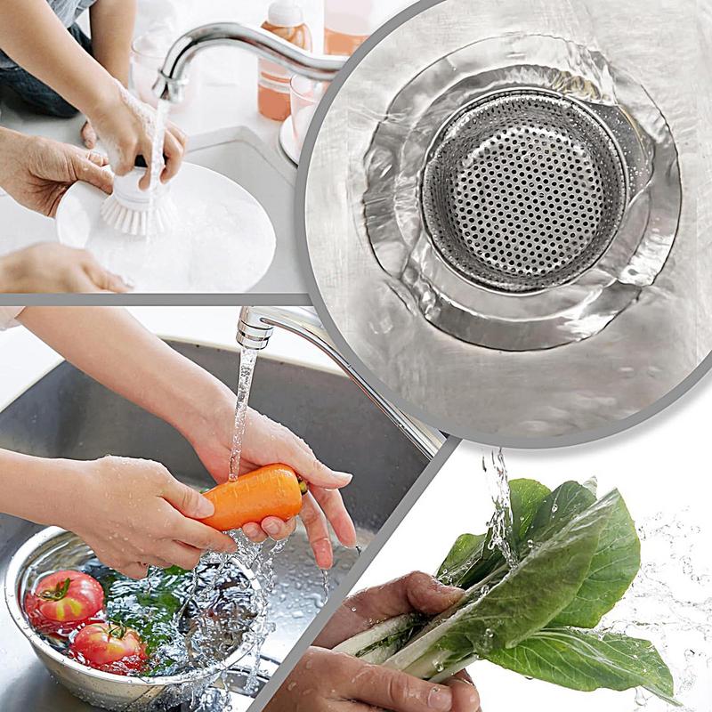 Сетка для кухонной раковины из нержавеющей стали, не засоряющаяся, заглушка для слива из нержавеющей стали, нержавеющий слив для бассейна, фильтр-уловитель пищи для