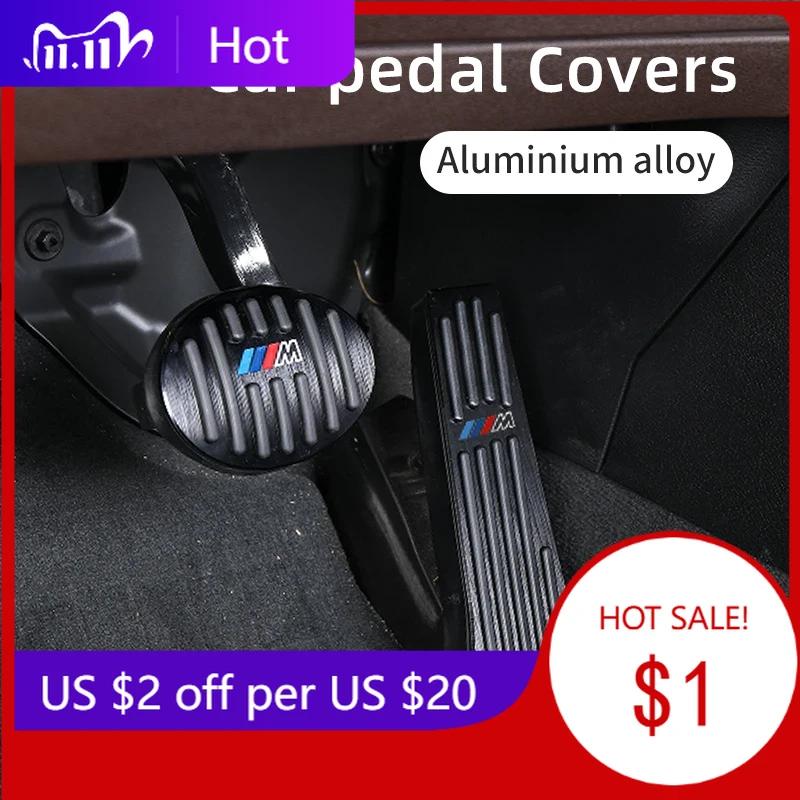 ZUWG9 2025 Hot Car Brake Foot Rest Pedal Cover Alloy Rubber Gas Pedal Protector For BMW M X1 X3 X5 X6 X7 E30 E90 M3 E84 E83 F25 E91 E6