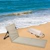 Beach Chair Lounge Mat with Back Support And Carrying Bag for Travel Relaxation