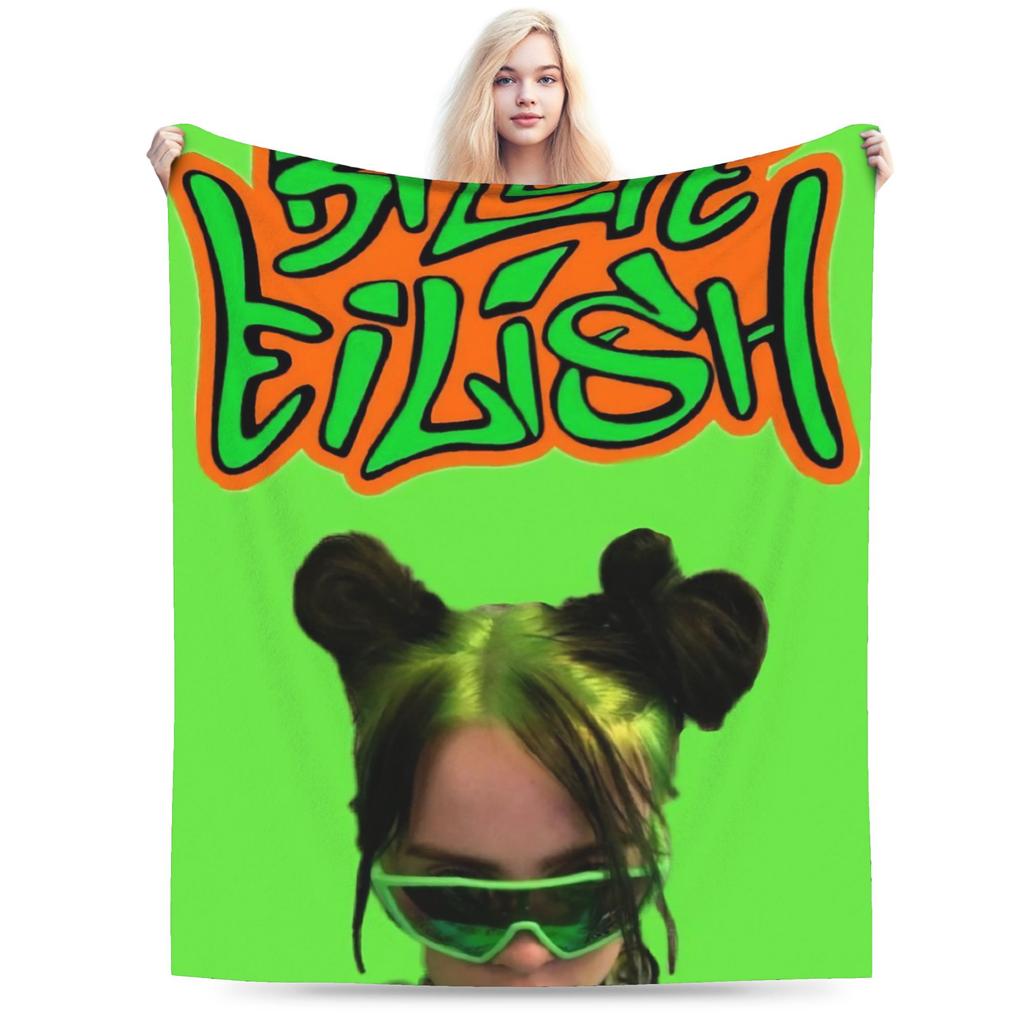 Пледы Billie's Hit Me Hard And Soft Флисовые Весна/Осень Портативные Легкие Тонкие Пледы для Дома Путешествий Одеяло