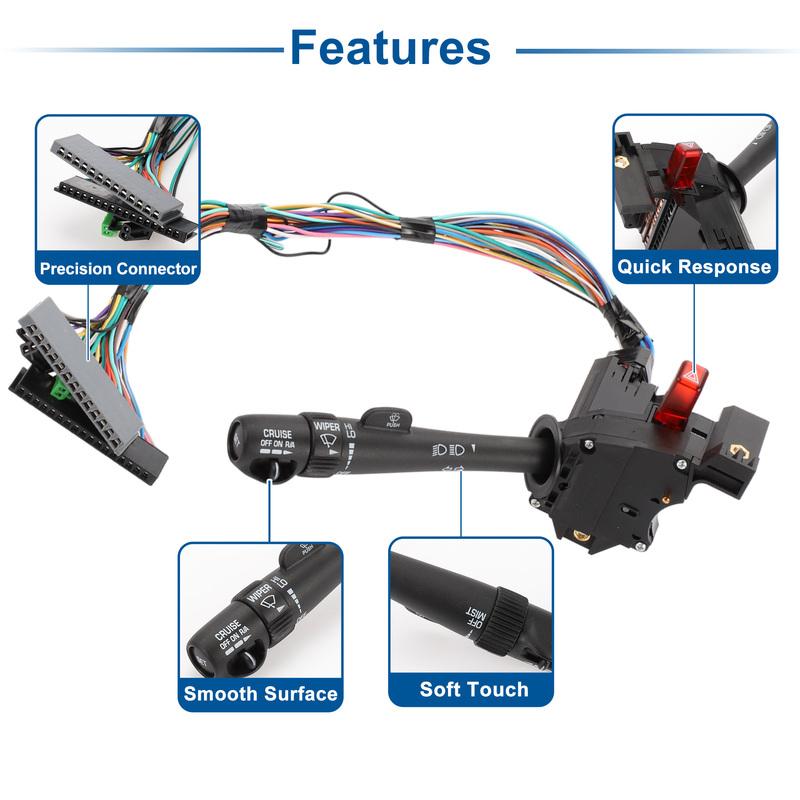 X Autohaux Steering Column Turn Signal Switch Lever for Chevrolet S10 1998-2004