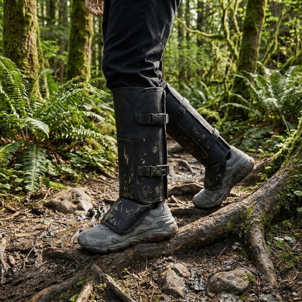Breathable Anti-Snake Gaiters Adjustable Outdoor Hiking Gaiters Leg Guards Leg Protection
