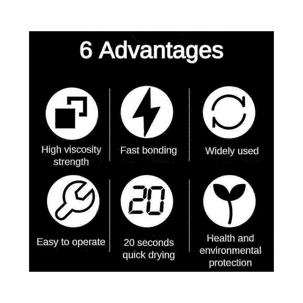 10x Super Glue Welding High Strength Oily Glue Universal Super Adhesive Glue Strong Glue Plastic Wood Ceramics Metal Soldering Agent