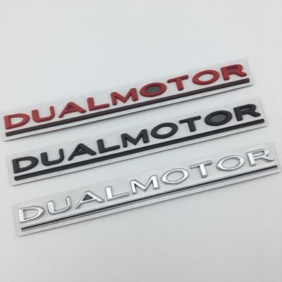 3D металлический логотип с двумя двигателями для модели 3 SX Roadster P75D P85D P90D P100D, наклейка на задний багажник автомобиля, эмблема, значок с надписью, аксессуары для стайлинга