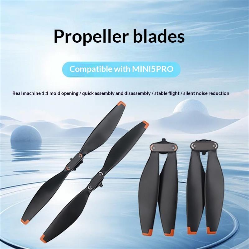 1/2 Pairs Original Propeller Blade For Mini 5 Pro Drone Replacement Quick Release Folding Wings Airfoil Blades Drone Accessories