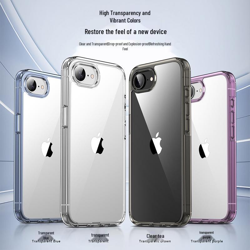 Прозрачный чехол и противоударный корпус для iPhone 17e и iPhone 16E - Двойной набор