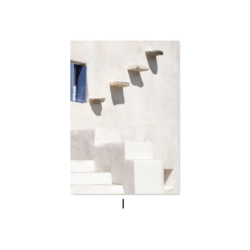 Плакат со зданием Средиземного моря, кокосовая пальма, Испания, деревня, пейзаж, настенная живопись на холсте, скандинавская картина, домашний декор для комнаты