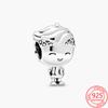 925 стерлингового серебра Love Boy Charm Fit Fashion 3 мм браслет и ожерелье Красивые рождественские подарки для девочек