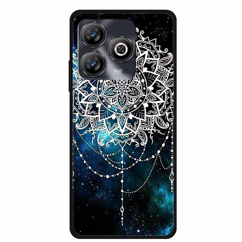 Чехол для ZTE Blade A75 A75 4G Милый Мягкий Силиконовый ТПУ Расписной Кот Чехлы для Телефона для ZTE BladeA75 4G A 75 Задняя Крышка Оболочка Новая Сумка
