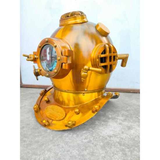 Шлем для подводного плавания | Водолазный шлем ВМС США Mark V | шлем глубоководного дайвера | морской водолазный шлем