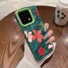 Чехол для телефона с защитой от падений и цветочным узором для Samsung S24 S23 A55 A35 Xiaomi Redmi 13C Poco C65 iPhone 15 Huawei Honor, противоударный защитный бампер