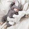 Bunny Baby Hoodie Outfits Rompers Cotton Zipper Kids Clothes Christmas Costumes Jumpsuit Autumn Winter Newborn One-Pieces Infant Costume 3-24 Months