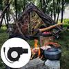 Electric Fan Ball Bearing Air Cooling 7530 Blower Fan for BBQ Camping Picnic Cooking Portable Centrifugal Cooling Fan