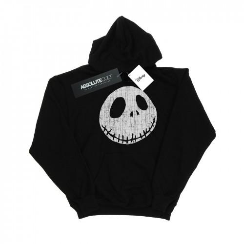 Disney Womens/Ladies Nightmare Before Christmas Jack Cracked Face Hoodie