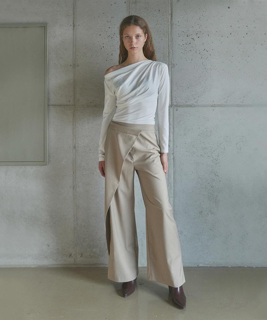 IHR Wrap Wide Pants / Beige