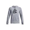 Under Armour Curry Series Solid Print Pullover Sport Hoodie Men Tops Grey 1370276-011