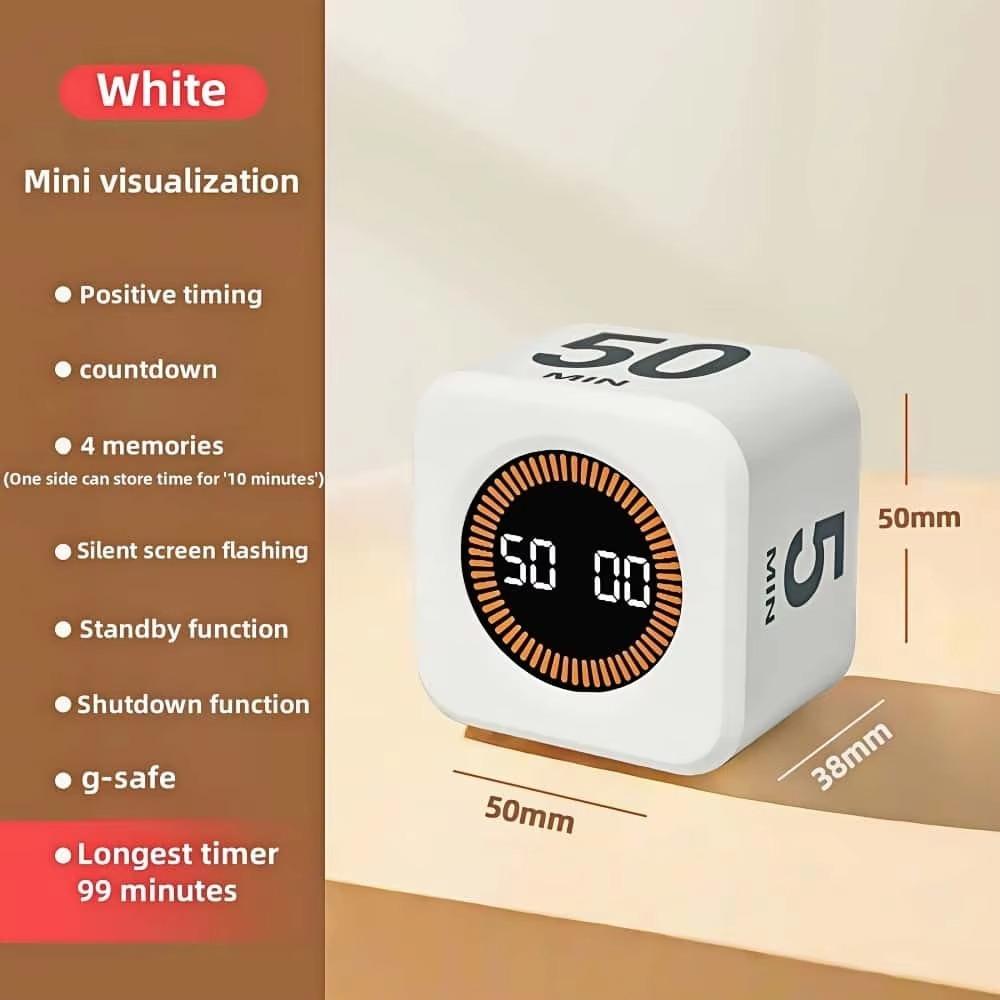 Digital Display Time Management Timer Gravity Sensor Study Timer For Kitchen Cooking Study
