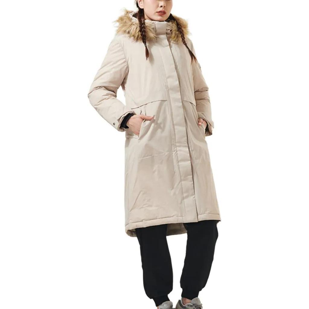New Balance Down Jacket Women's Beige (Unisex) Down Jackets 5PB4U252 BEI