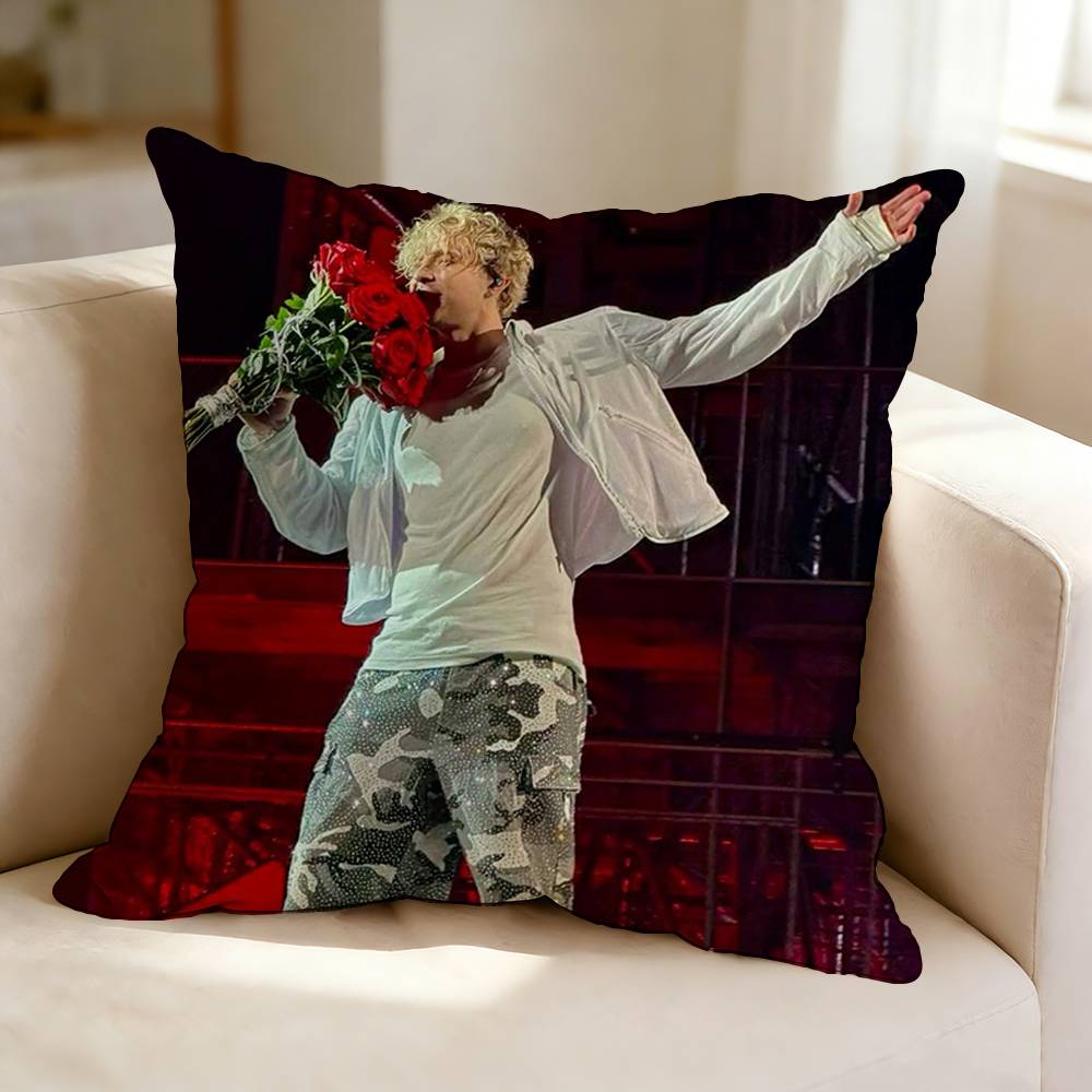 Famous Russian rapper EEgor KKreed Pillow Case Square DoubleSided Sofa Cushion Cover Bedroom Bedside Pillow