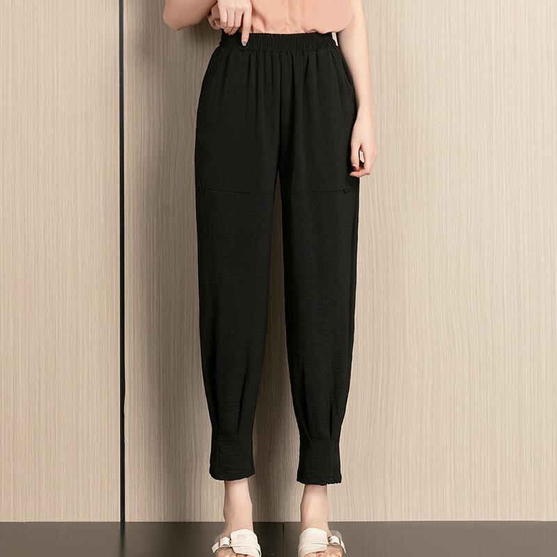 WoXue Женские зауженные брюки на резинке на лето 2025