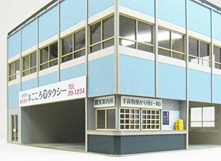 Серия Диорам Sankei Депо Такси Бумажная модель 1/80 MK05-52