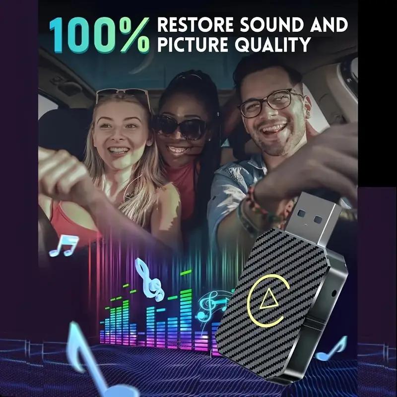 Новый беспроводной адаптер CarPlay Android Auto 2 в 1, беспроводной WiFi BT5.0, умный ключ Plug and Play, беспроводной мини-бокс, быстрое подключение