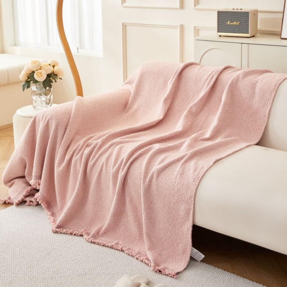 Подушка для дивана, пружинная, против кошачьих царапин, универсальный чехол для дивана, полотенце, кремовое, ветровое, сплошное цветное одеяло для дивана