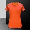 Women Quick Dry Short Sleeve Sports Running T Shirt Breathable Slim Tops Yoga T-shirts Tees Fitness Gym Workout Shirts
