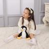 Apricot Lamb Black Velvet Penguin Plush Toy for Soft and Fluffy Black Velvet Penguin for Girls and 23cm Kids, Cute, Boys,