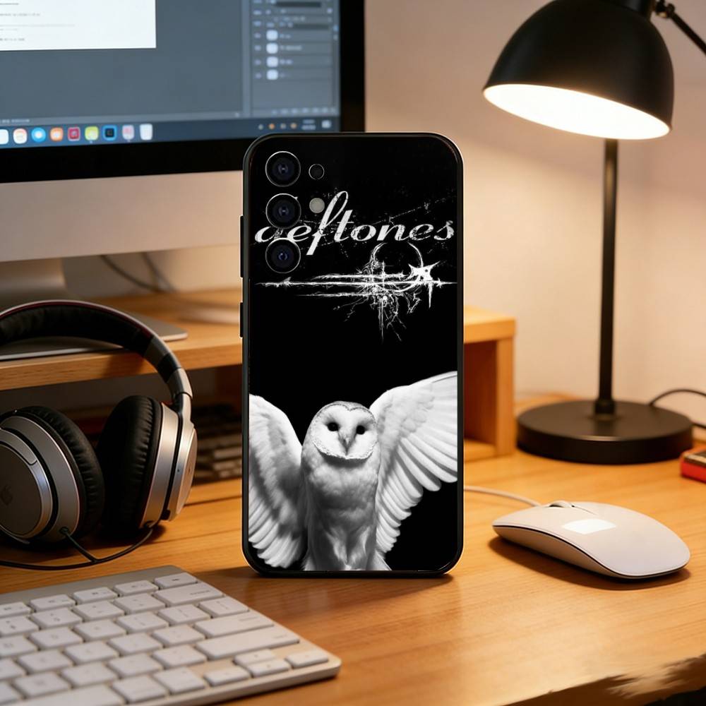 Чехол для телефона Band D-Deftones Черный Силиконовый Мягкий Для Samsung S25,S24,S21,S22,S23,S30,Ultra,S20,Plus,Fe,Lite