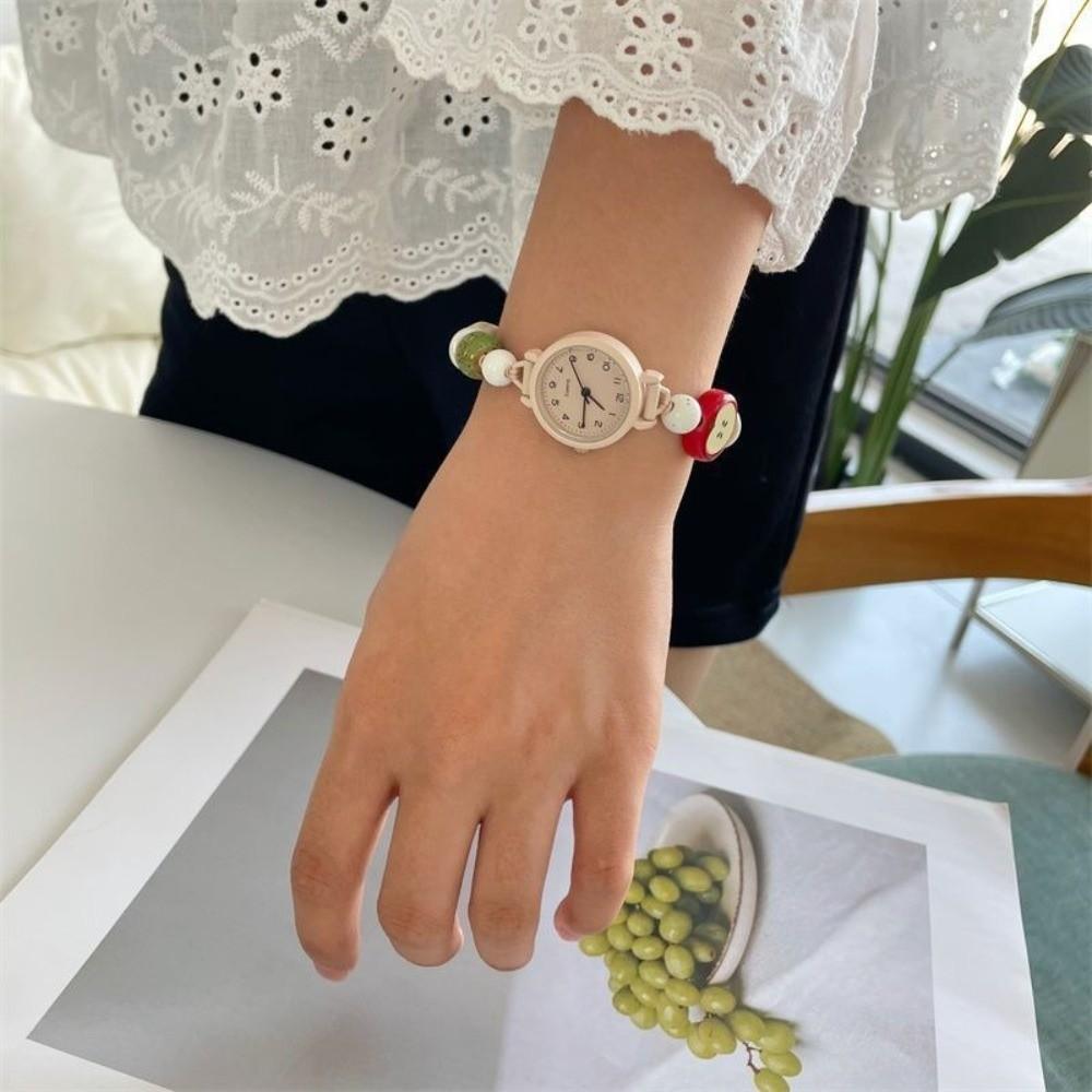 Candy Color Chain Watch Handmade Wristwatches New Quartz Watch Women Girls