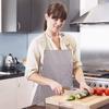 Black White Striped Kitchen Apron Adjustable Oil Repellent Work Apron With 2 Pockets For Men Women Baking Cooking Restaurant
