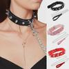 Exaggerated Rivet Collar & Leash Set for Adults