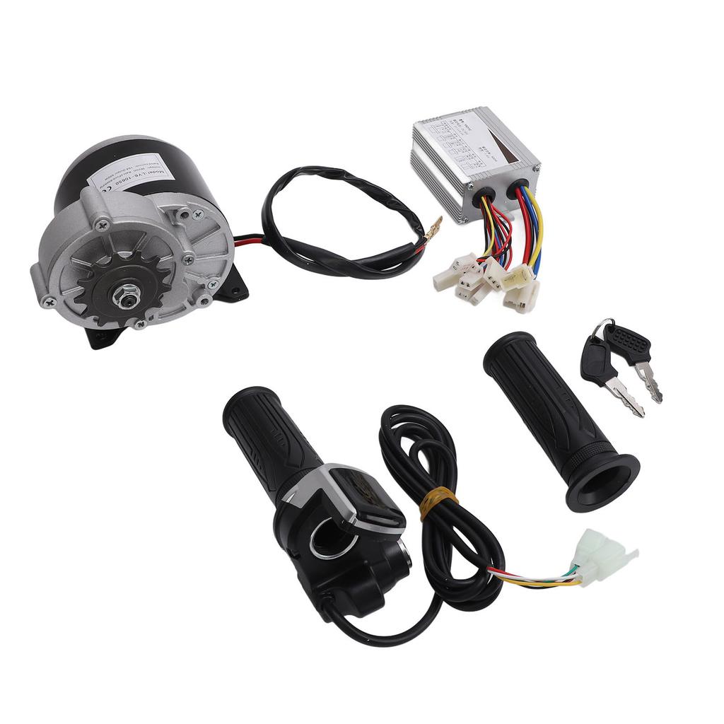 Электродвигатель 36В 500Вт 13T с редуктором, ручка газа для электровелосипеда 36В, контроллер для электросамоката/велосипеда