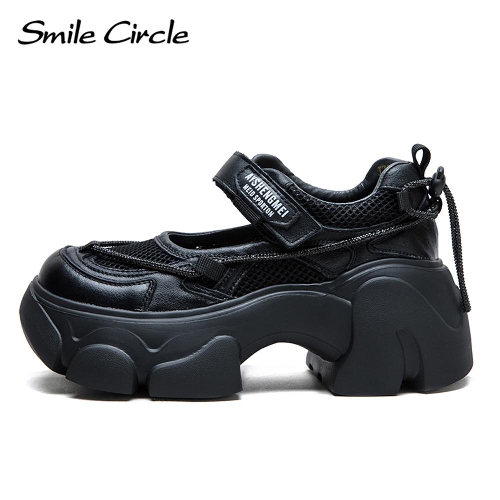 Новые летние дышащие туфли Мэри Джейн на высоком каблуке, повседневная модная женская обувь в британском стиле