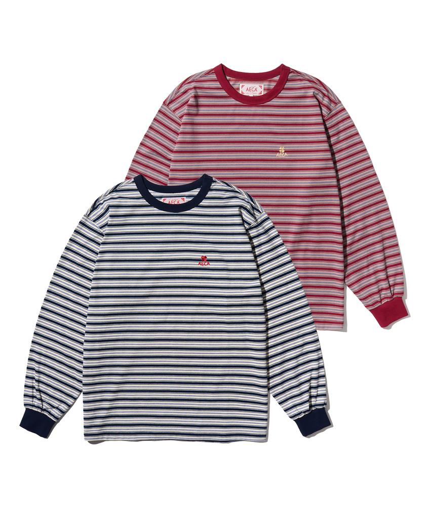 AECA Полосатая с длинным рукавом (2Colors)