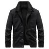 Winter Lamb Wool Fleece Thickened Men's Autumn Loose Last Year Lapel Casual Coat